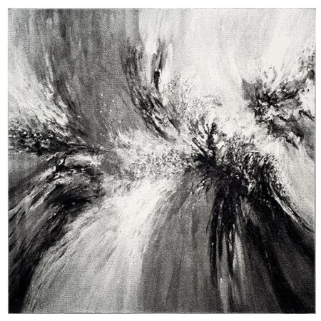 Safavieh 3 x 3 ft. Glacier Power Loomed Square Area Rug Grey & Multi Color GLA127C-3SQ